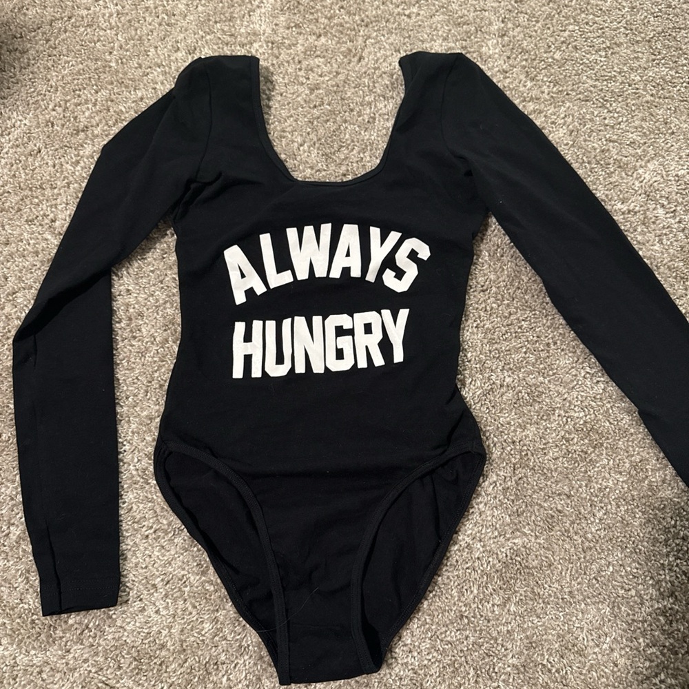 PRIVATE PARTY Black Long Sleeve Bodysuit